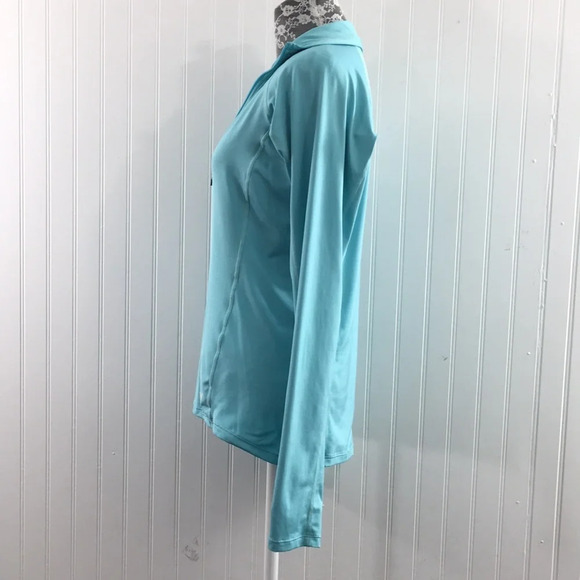 Cloudveil Blue Quarter Zip Pullover Activewear Top - Picture 7 of 13